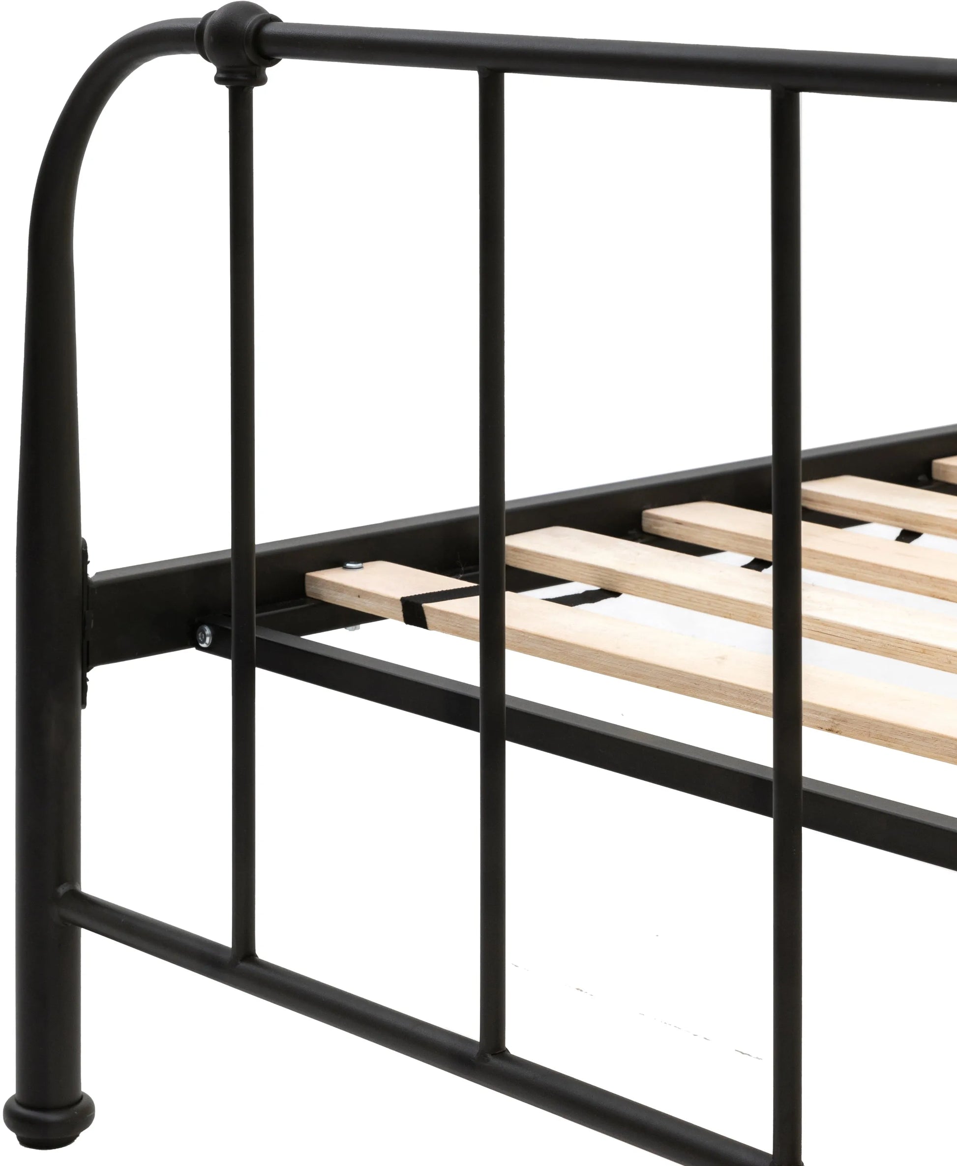 Gallery Direct Loughton Double Bedstead in Black