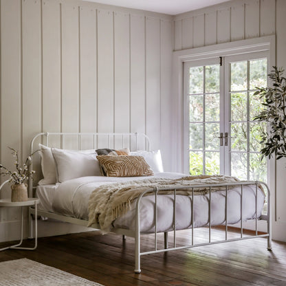 Gallery Direct Loughton Double Bedstead in Ivory