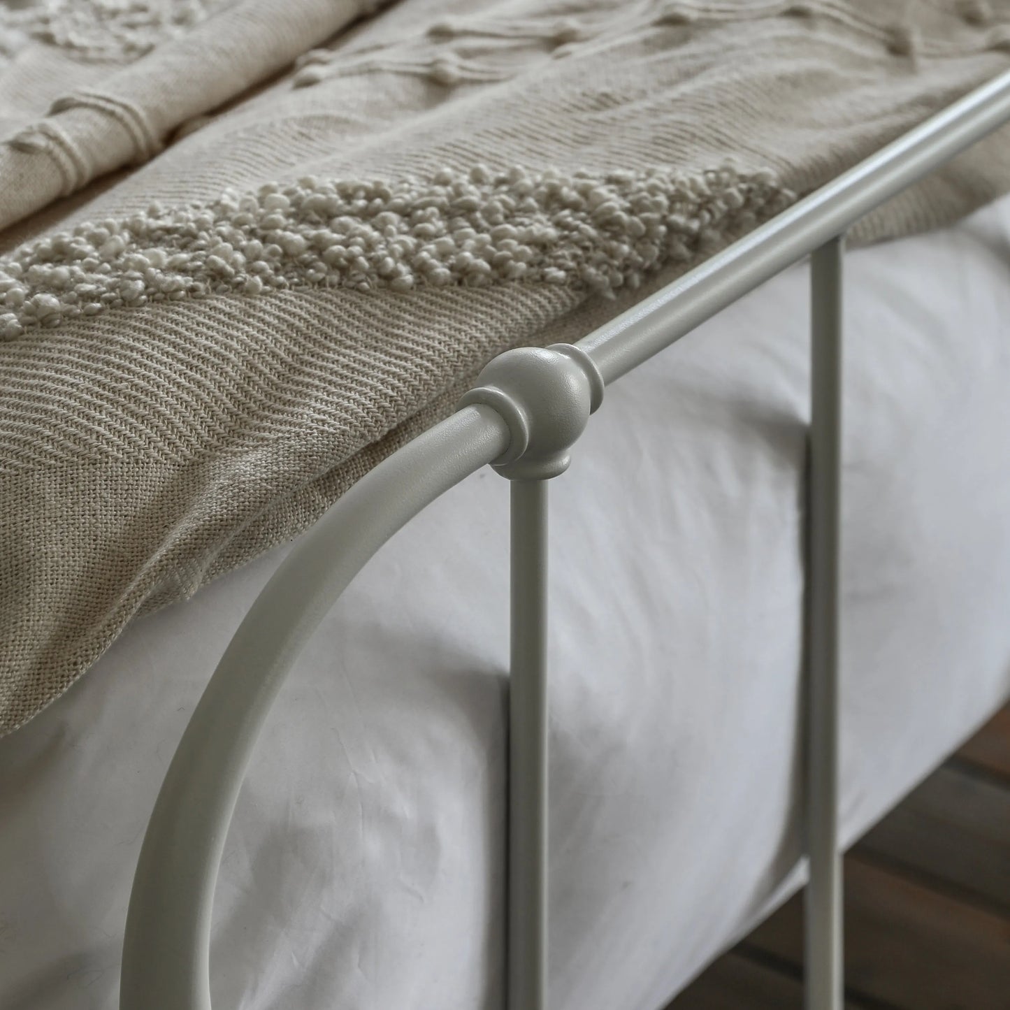 Gallery Direct Loughton Double Bedstead in Ivory