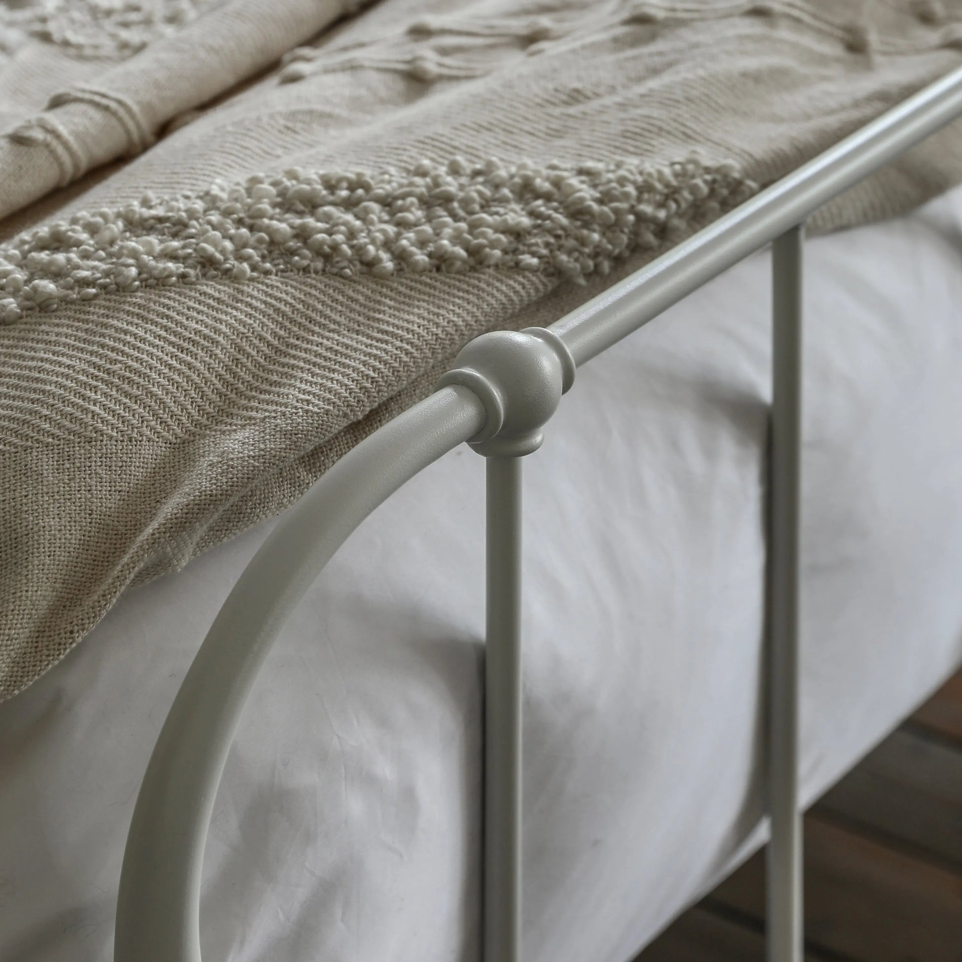 Gallery Direct Loughton Double Bedstead in Ivory