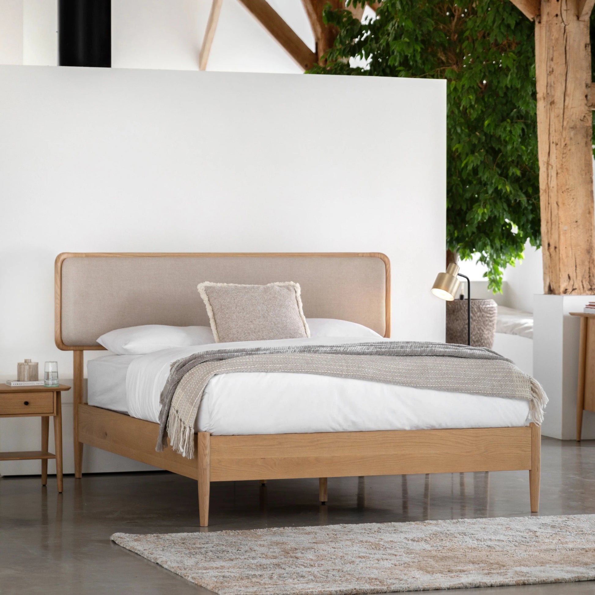 Gallery Direct Hatfield Double Bed Natural
