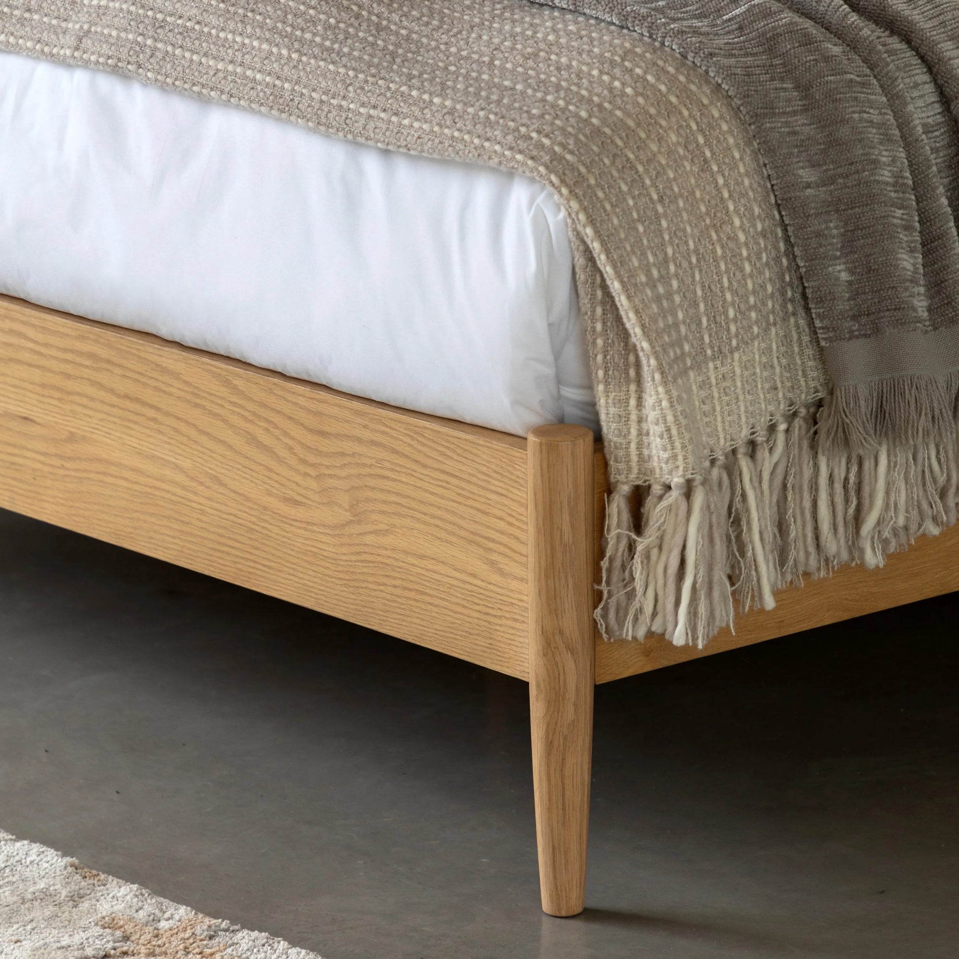 Gallery Direct Hatfield Kingsize Bed Natural