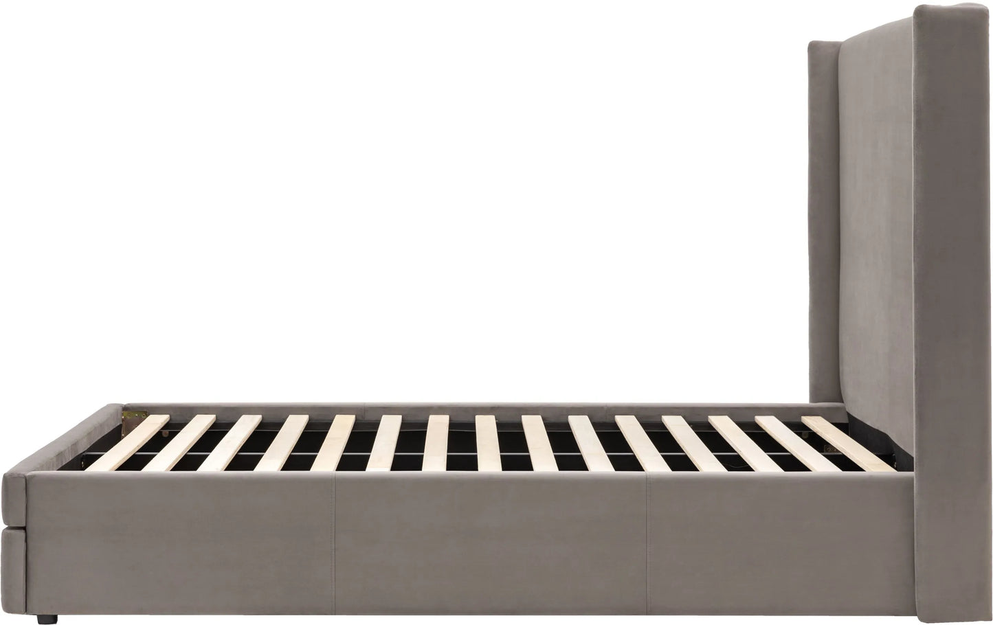 Gallery Direct Halstead Kingsize Bed in Taupe