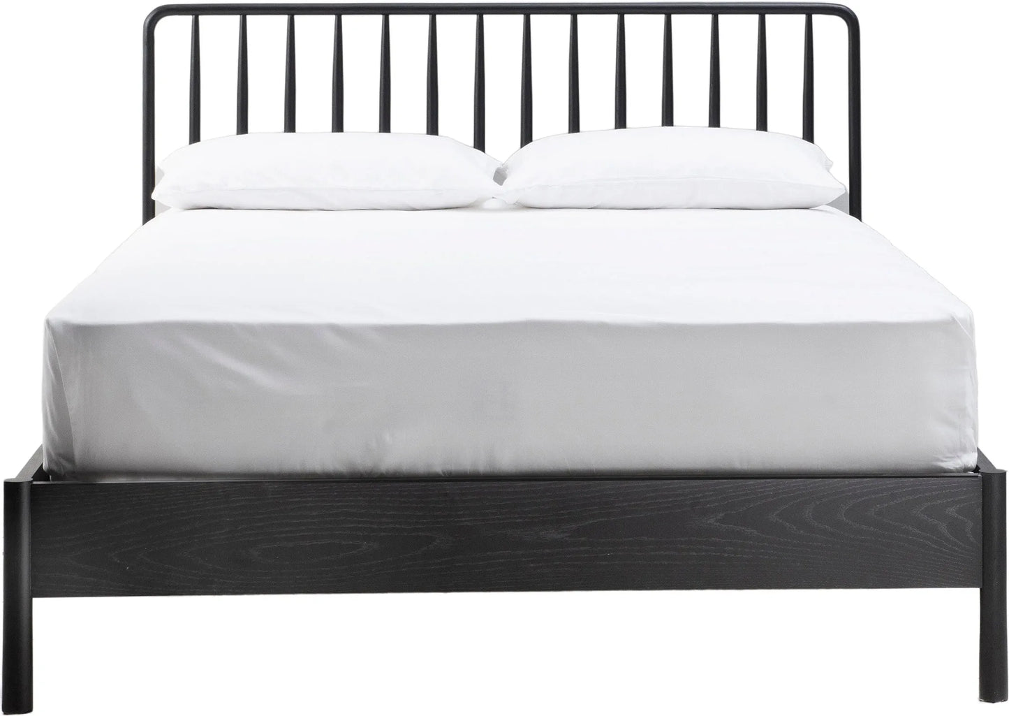 Gallery Direct Wycombe Double Spindle Bed Black