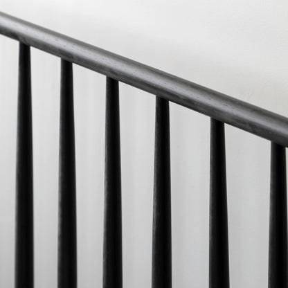 Gallery Direct Wycombe Kingsize Spindle Bed Black