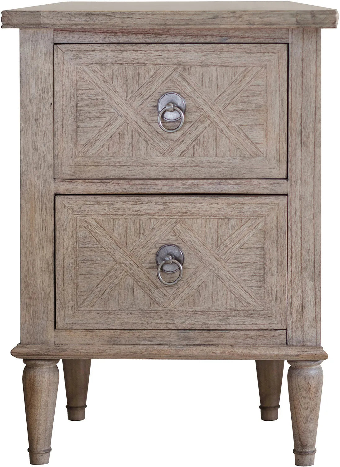 Gallery Direct Mustique 2 Drawer Bedside Table