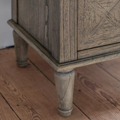 Gallery Direct Mustique 2 Drawer Bedside Table