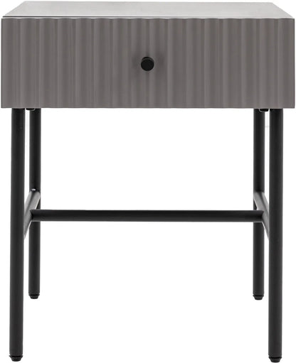 Gallery Direct Buckhurst Bedside Table in Grey