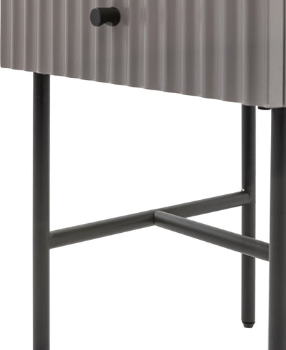 Gallery Direct Buckhurst Bedside Table in Grey