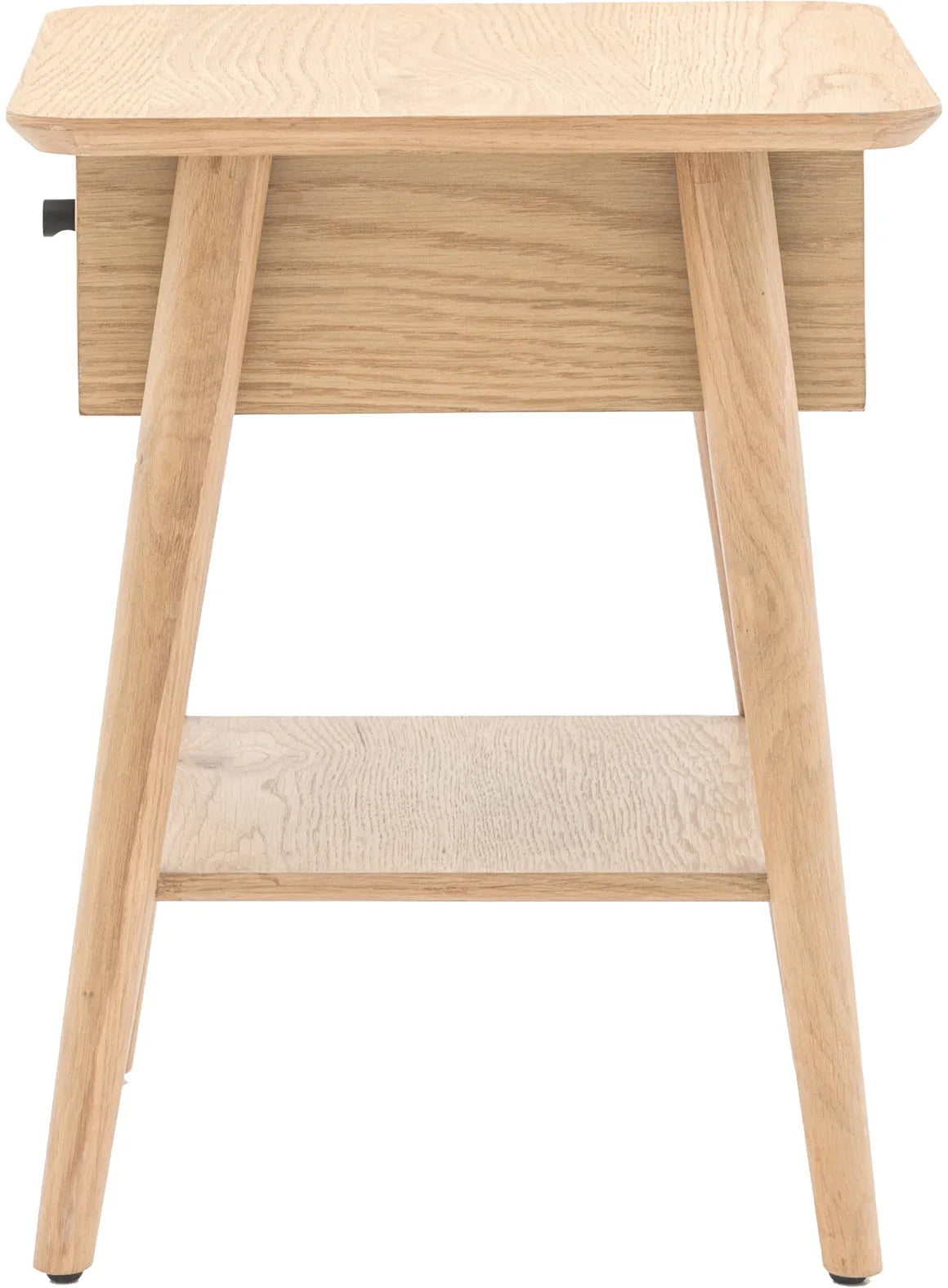 Gallery Direct Hatfield 1 Drawer Bedside Natural