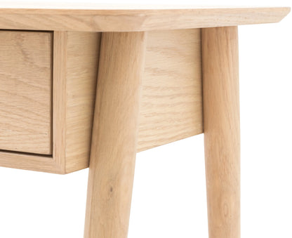 Gallery Direct Hatfield 1 Drawer Bedside Natural