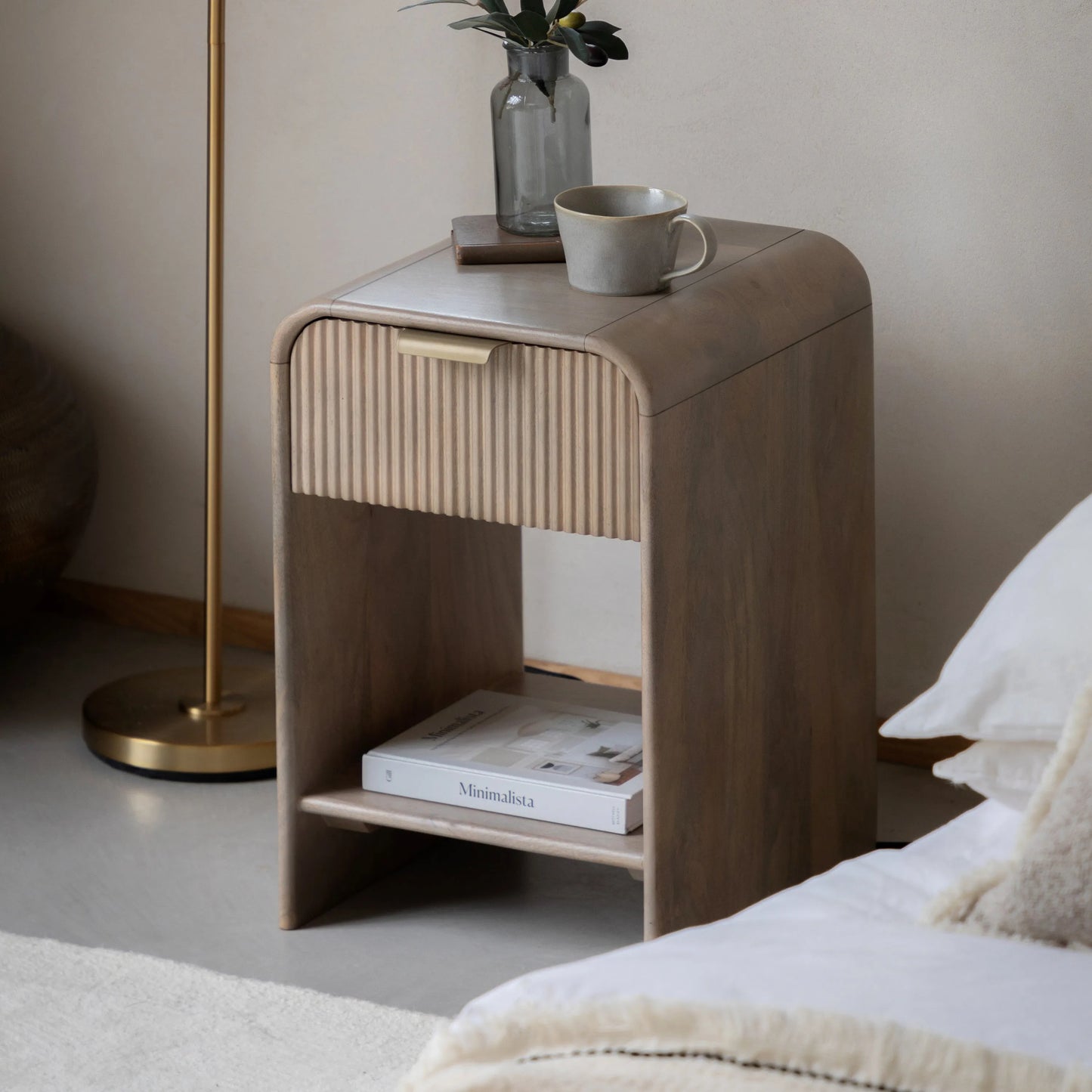 Gallery Direct Colonna Small 1 Drawer Bedside