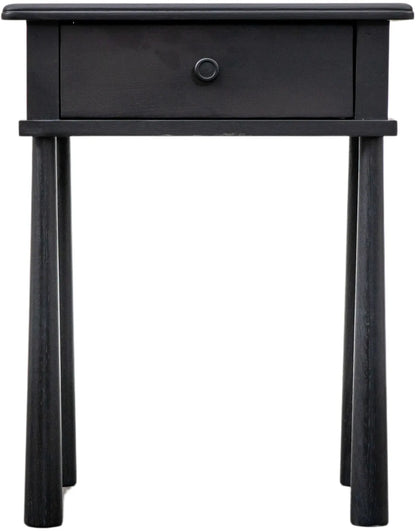 Gallery Direct Wycombe 1 Drawer Bedside Black