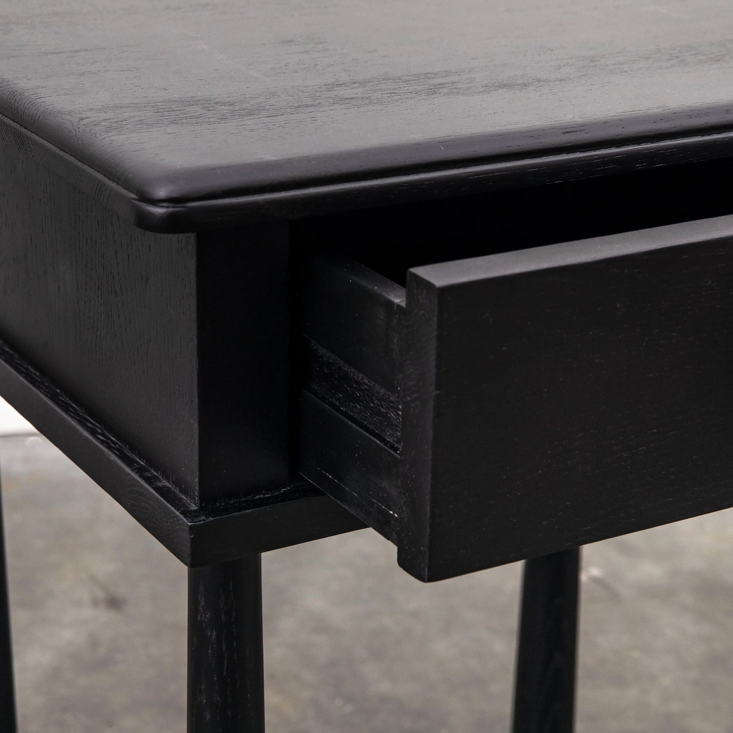 Gallery Direct Wycombe 1 Drawer Bedside Black