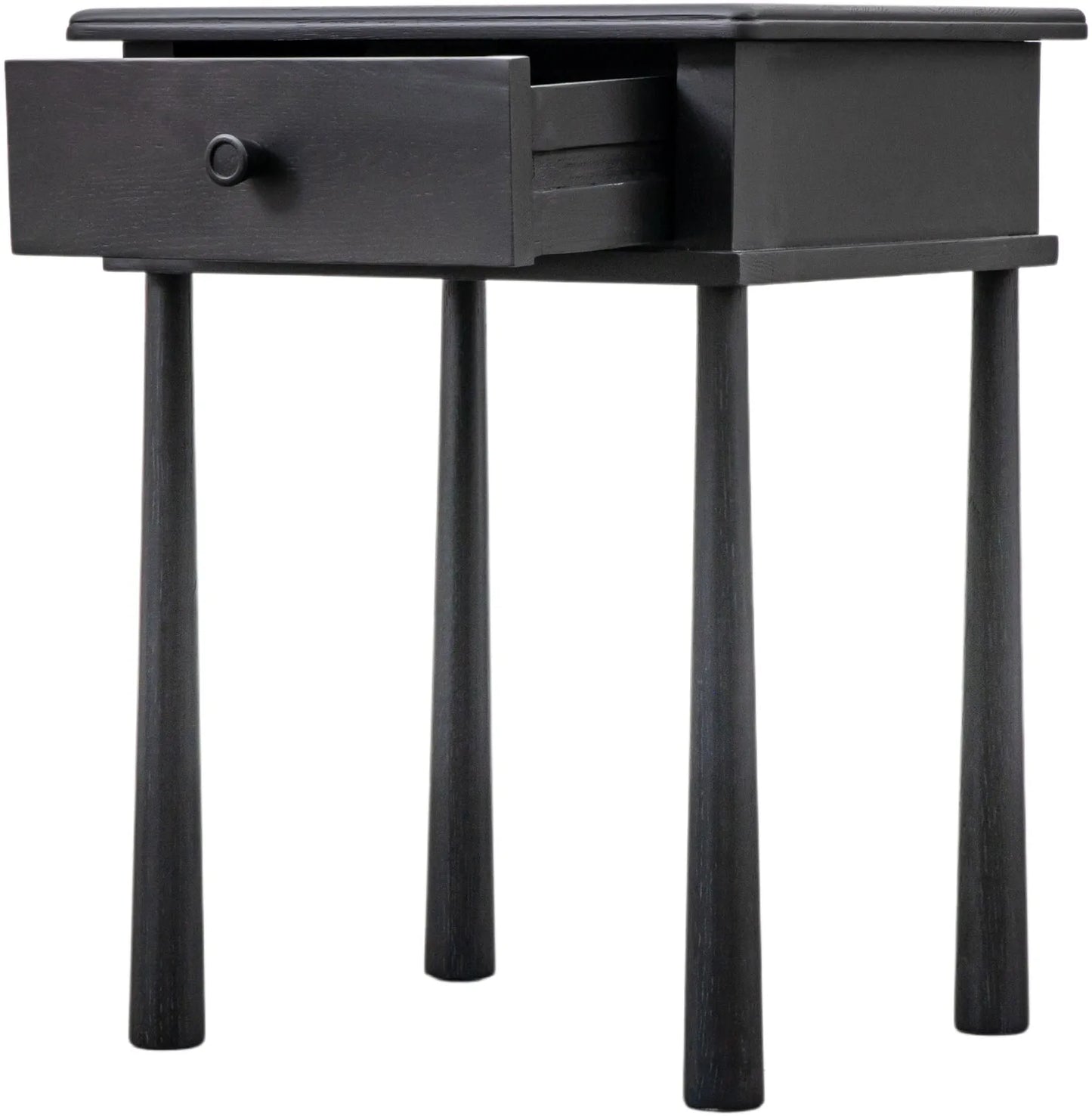 Gallery Direct Wycombe 1 Drawer Bedside Black