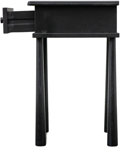 Gallery Direct Wycombe 1 Drawer Bedside Black