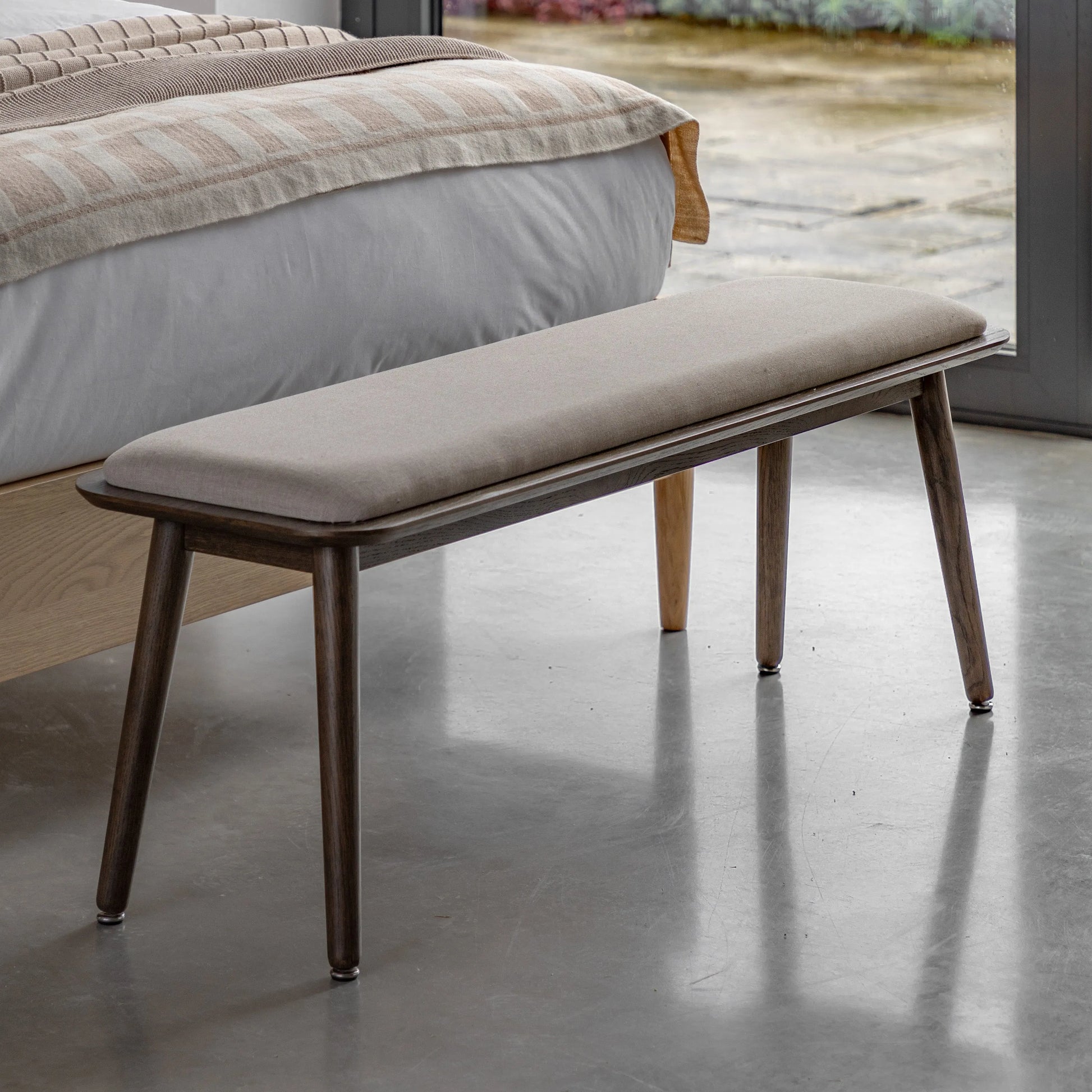 Gallery Direct Hatfield Bench Smoked