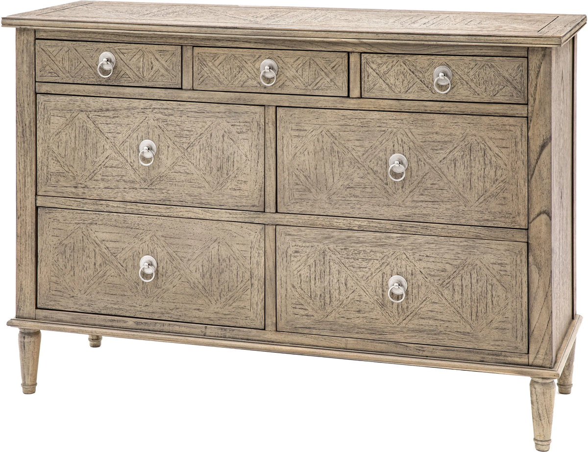 Shackletobs Rye Gallery Direct Rustique 7 Drawer Chest | Shackletons