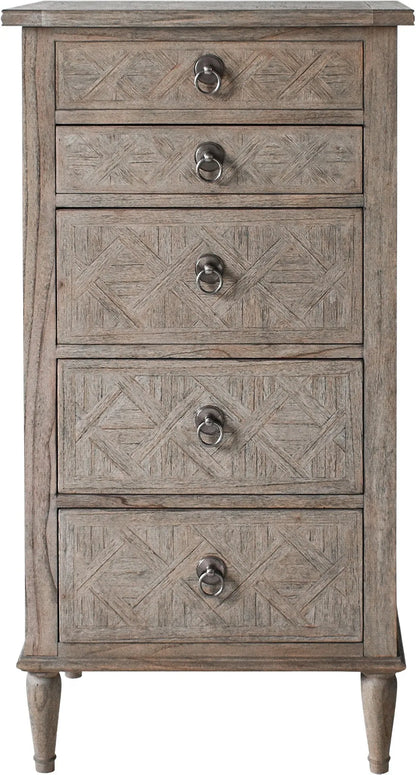 Gallery Direct Mustique 5 Drawer Lingerie Chest