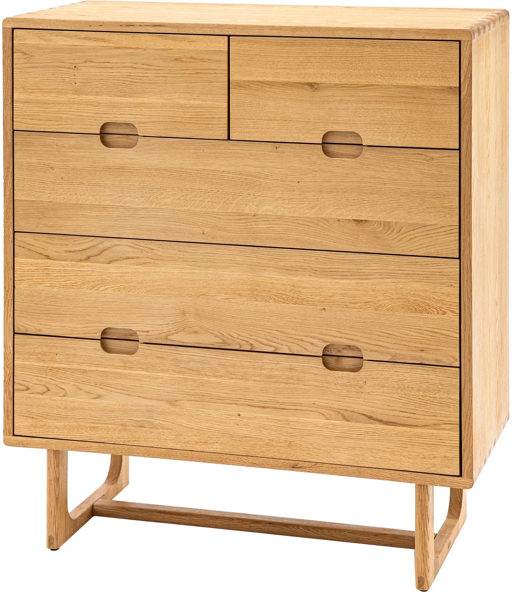 Gallery Direct Craft 5 Drawer Chest in Natural