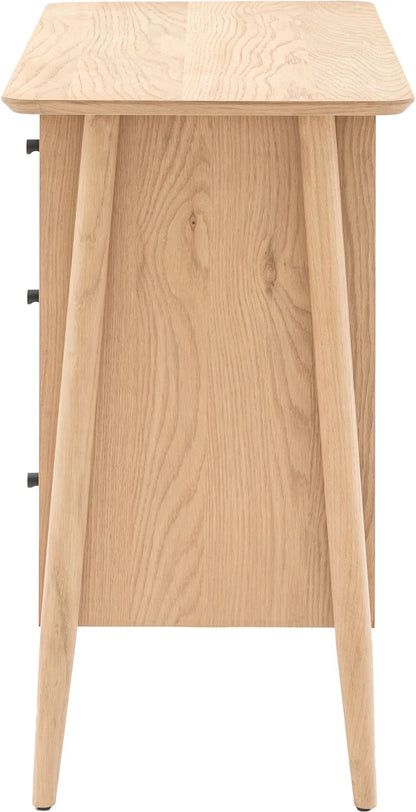 Gallery Direct Hatfield 3 Drawer Chest Natural