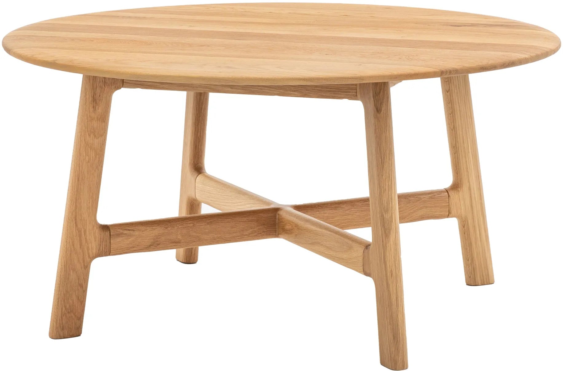 Gallery Direct Madrid Round Coffee Table in Oak