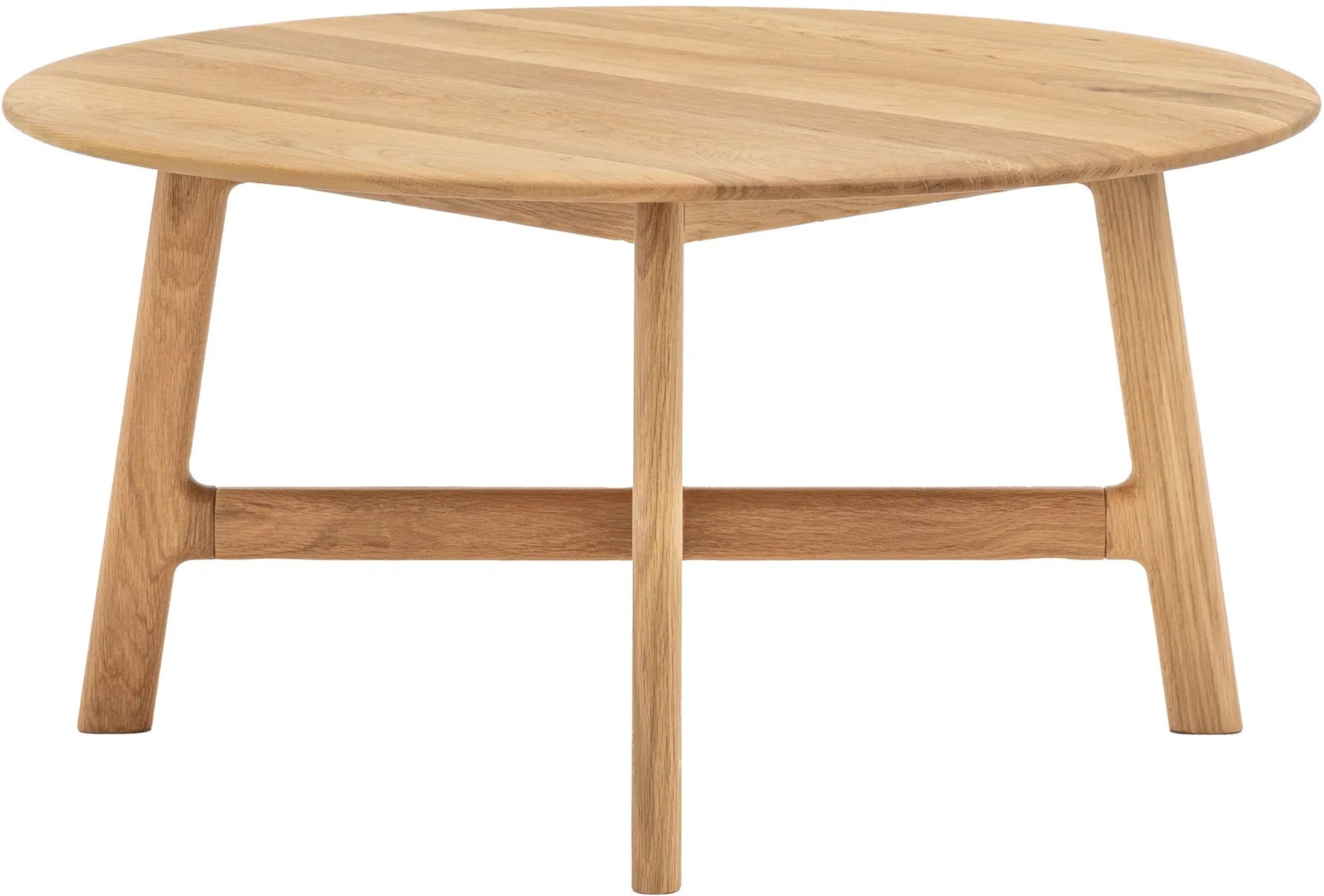 Gallery Direct Madrid Round Coffee Table in Oak