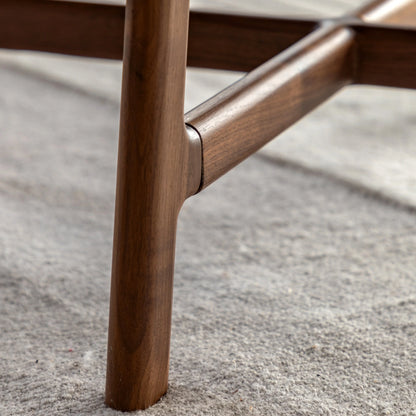 Gallery Direct Madrid Round Coffee Table in Walnut