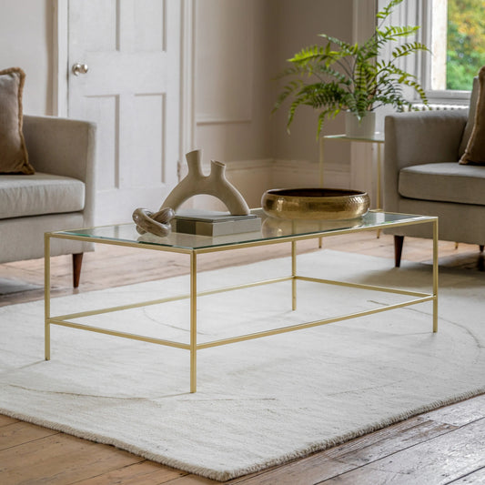 Gallery Direct Rothbury Coffee Table Champagne