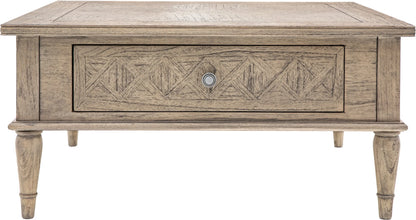Gallery Direct Mustique Square 2 Drawer Coffee Table