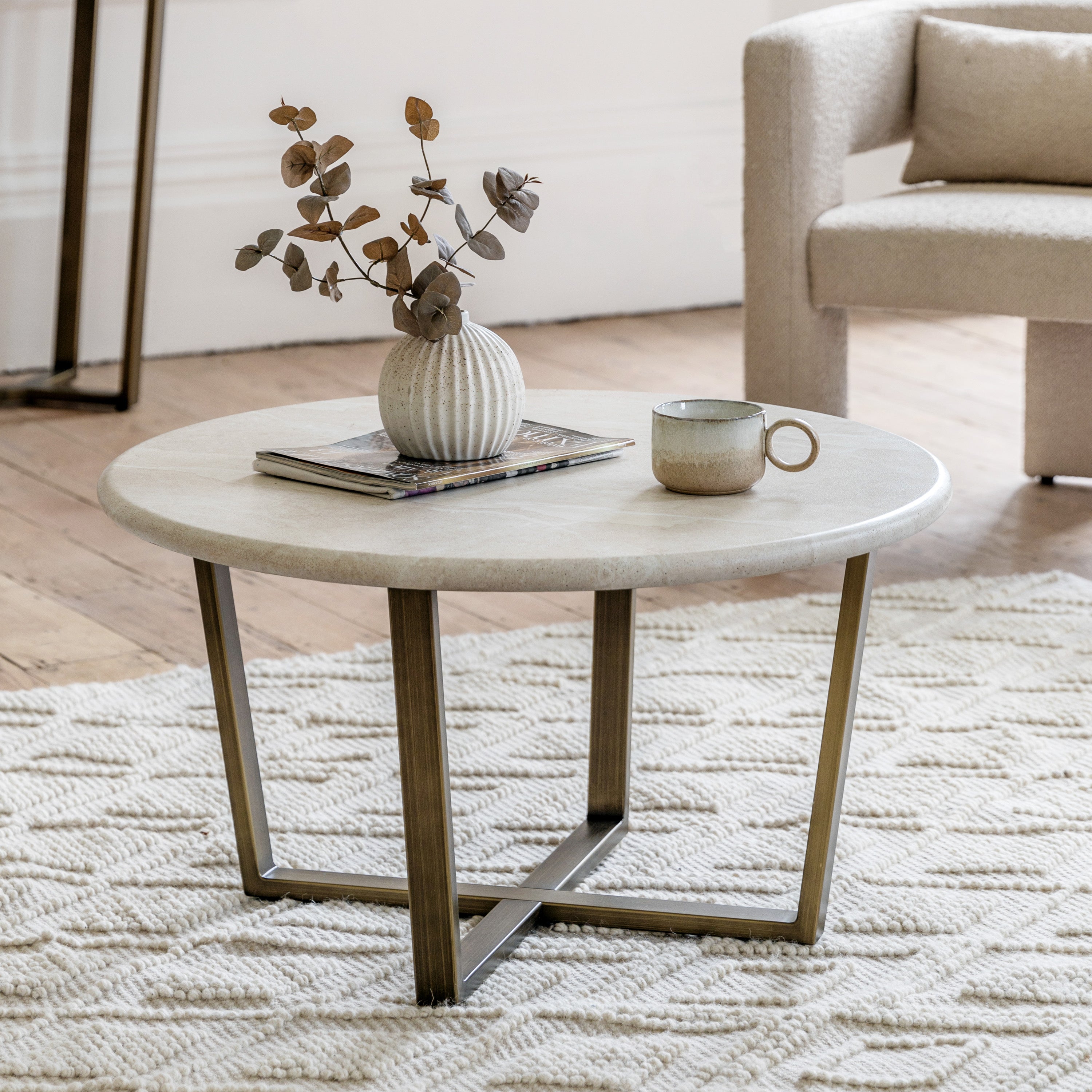 Gallery Direct Moderna Round Coffee Table