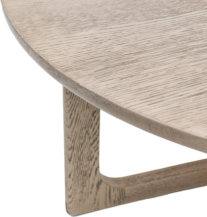 Gallery Direct Craft Round Coffee Table Smoked