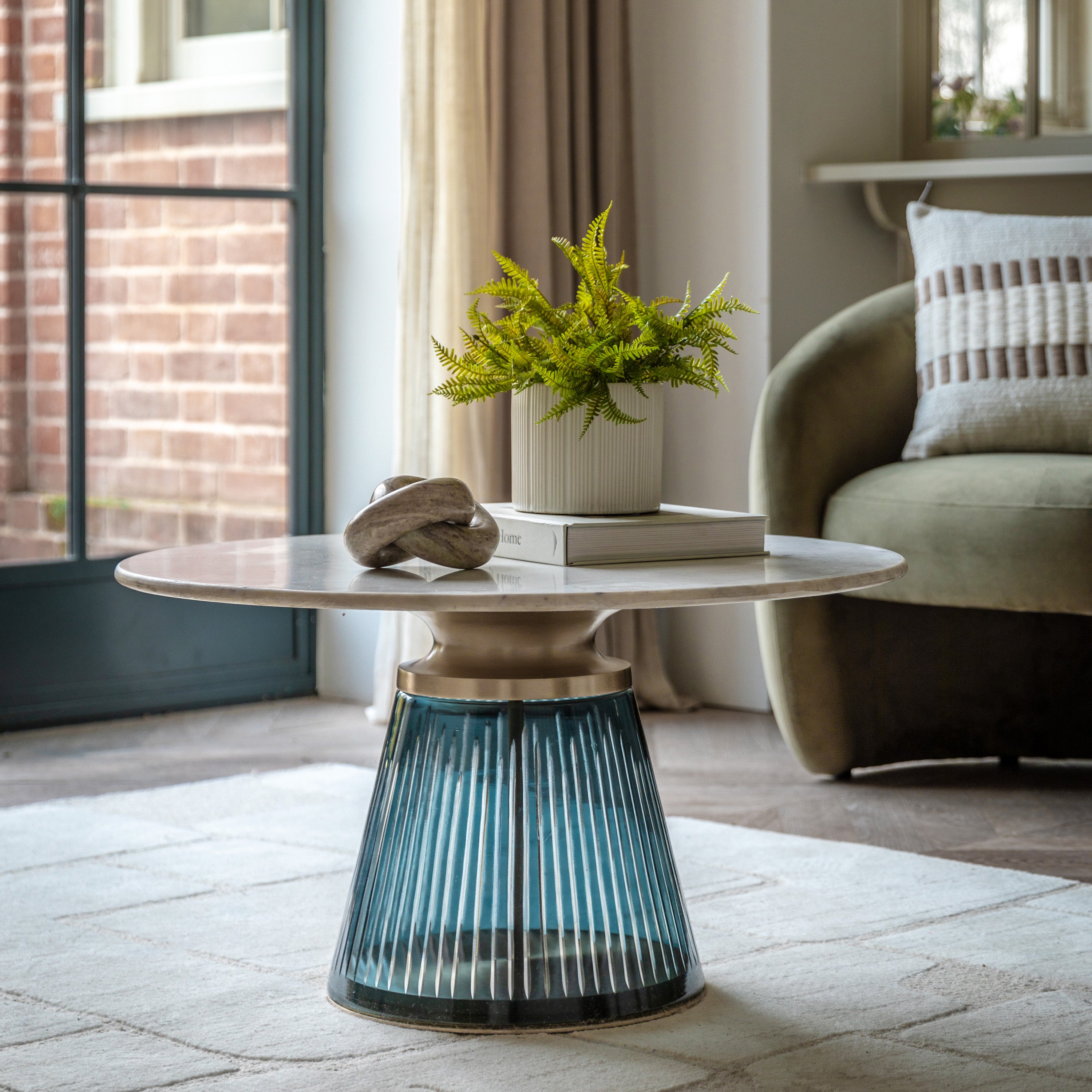 Gallery Direct Seville Coffee Table in Blue