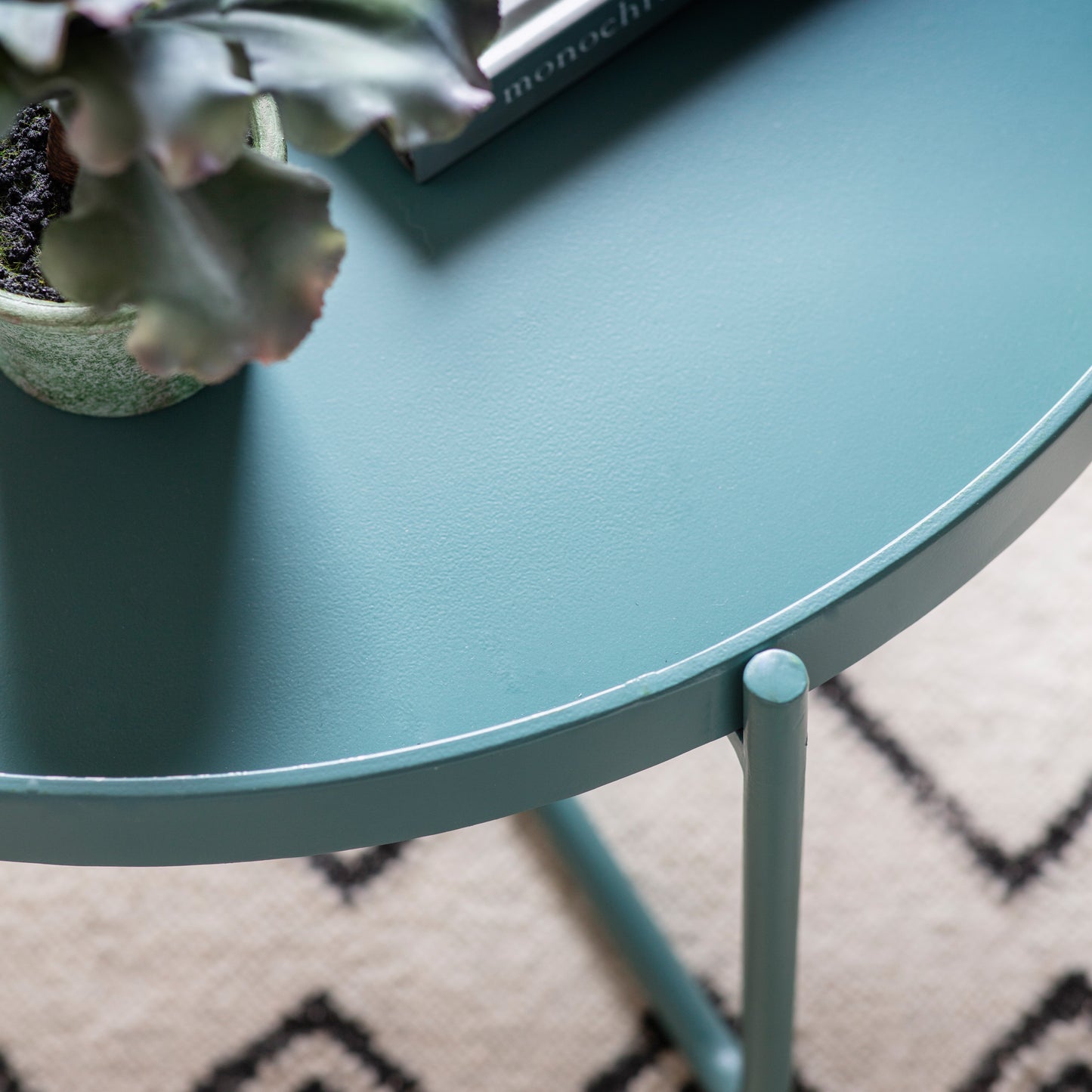 Gallery Direct Melbury Coffee Table in Teal