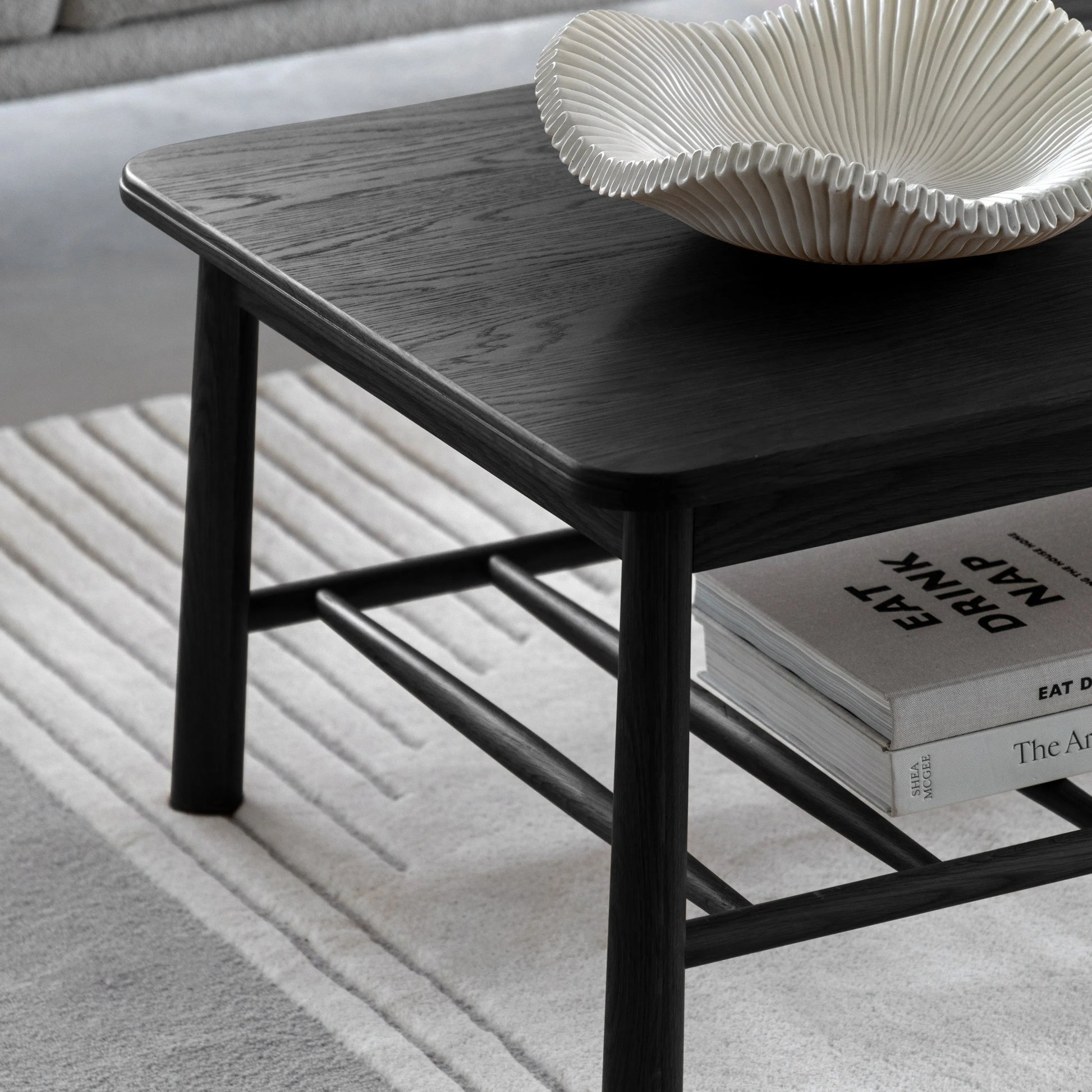 Gallery Direct Wycombe Rectangle Coffee Table Black