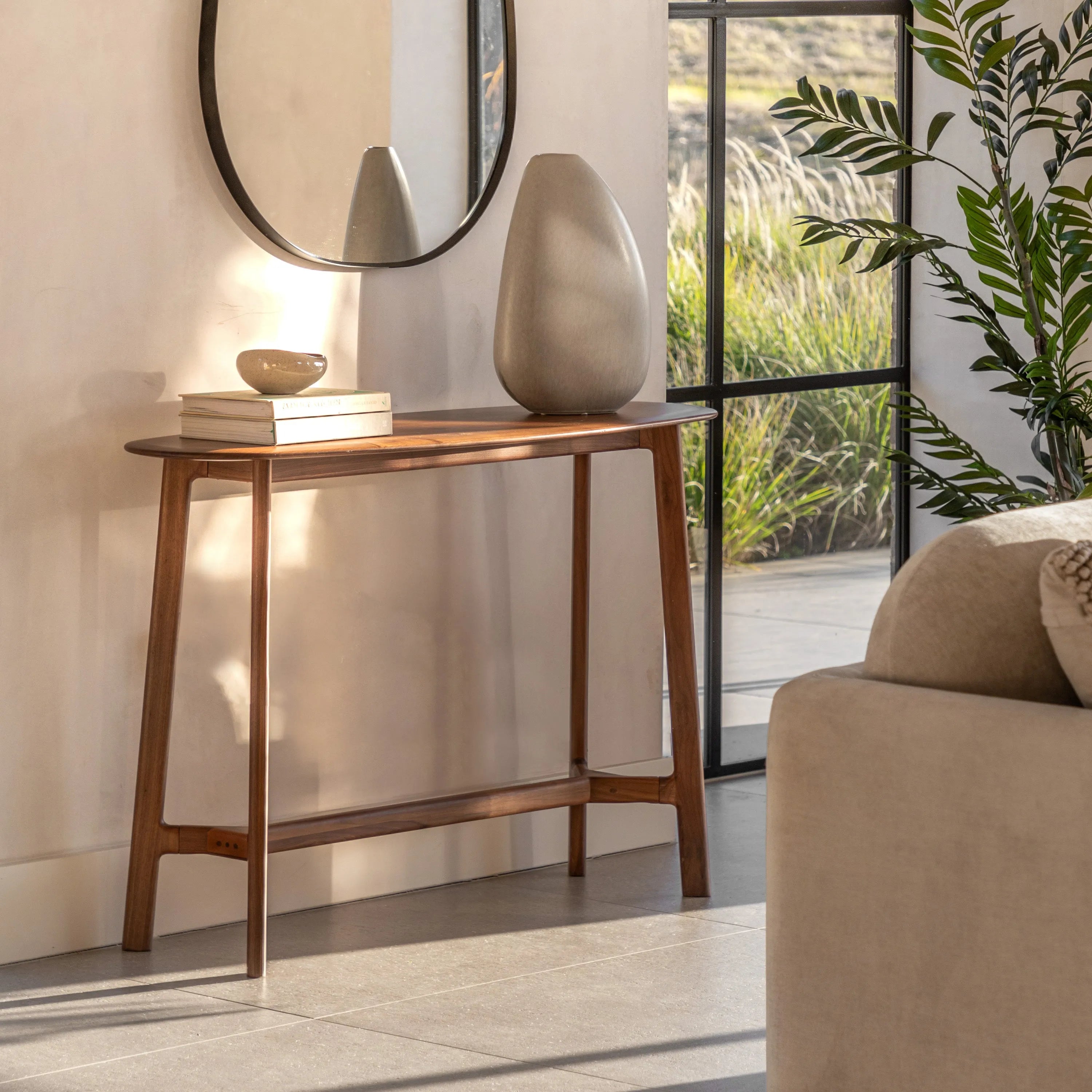 Gallery Direct Madrid Console Table in Walnut