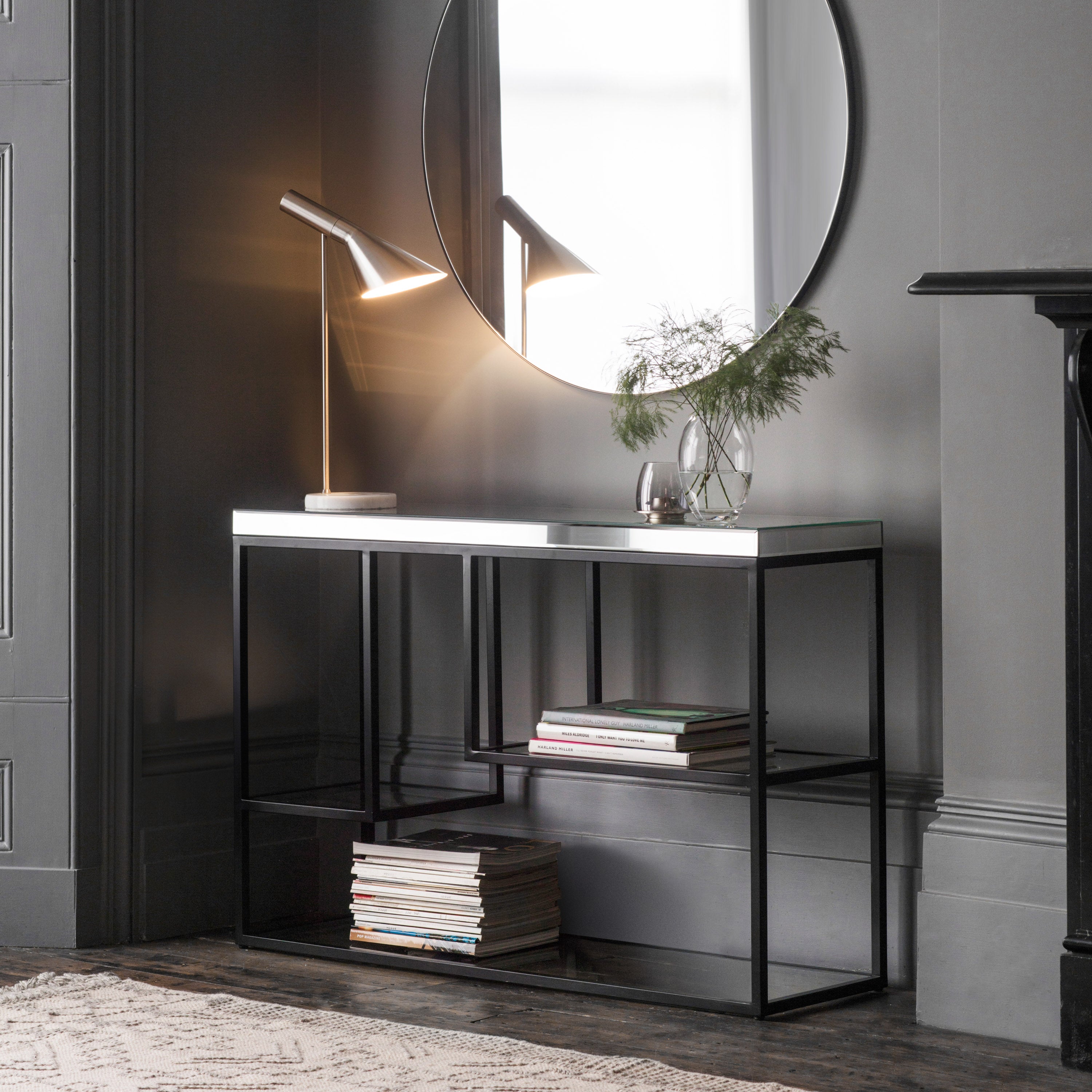 Gallery Direct Pippard Console Table in Black
