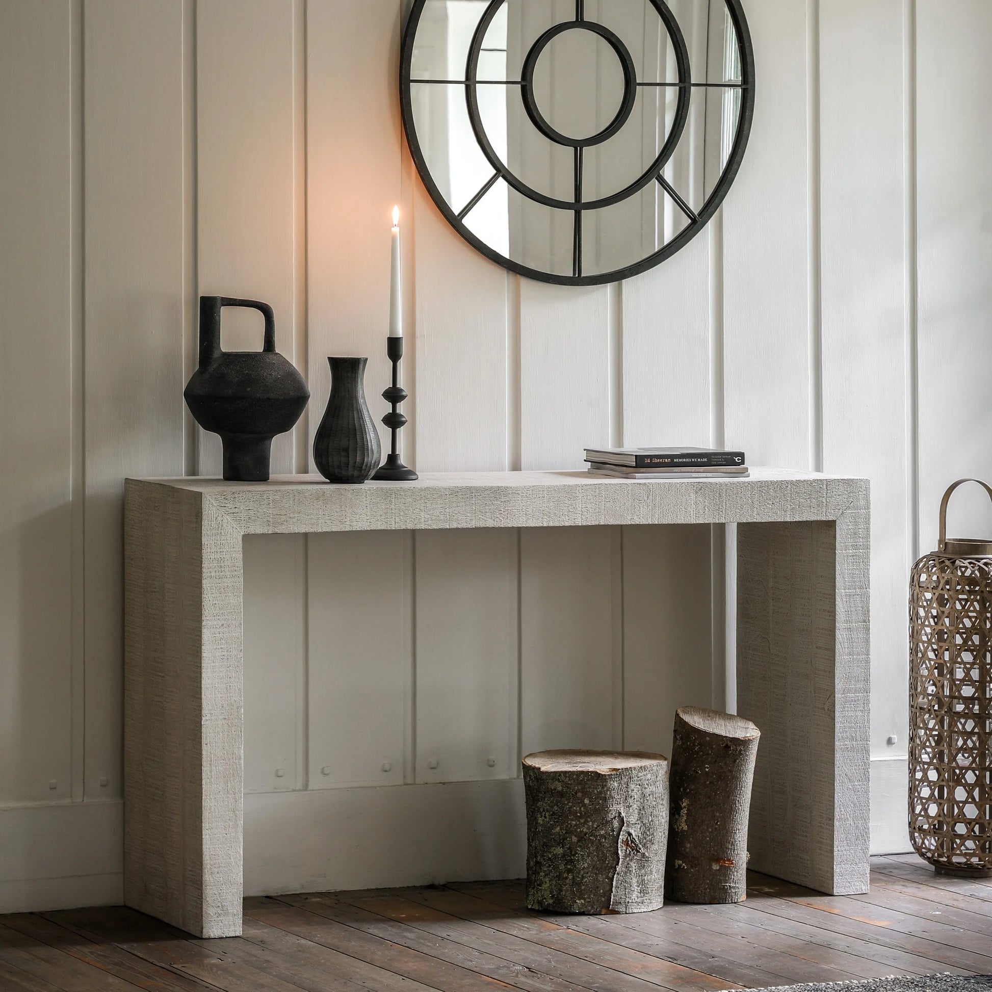 Gallery Direct Iowa Console Table Whitewash