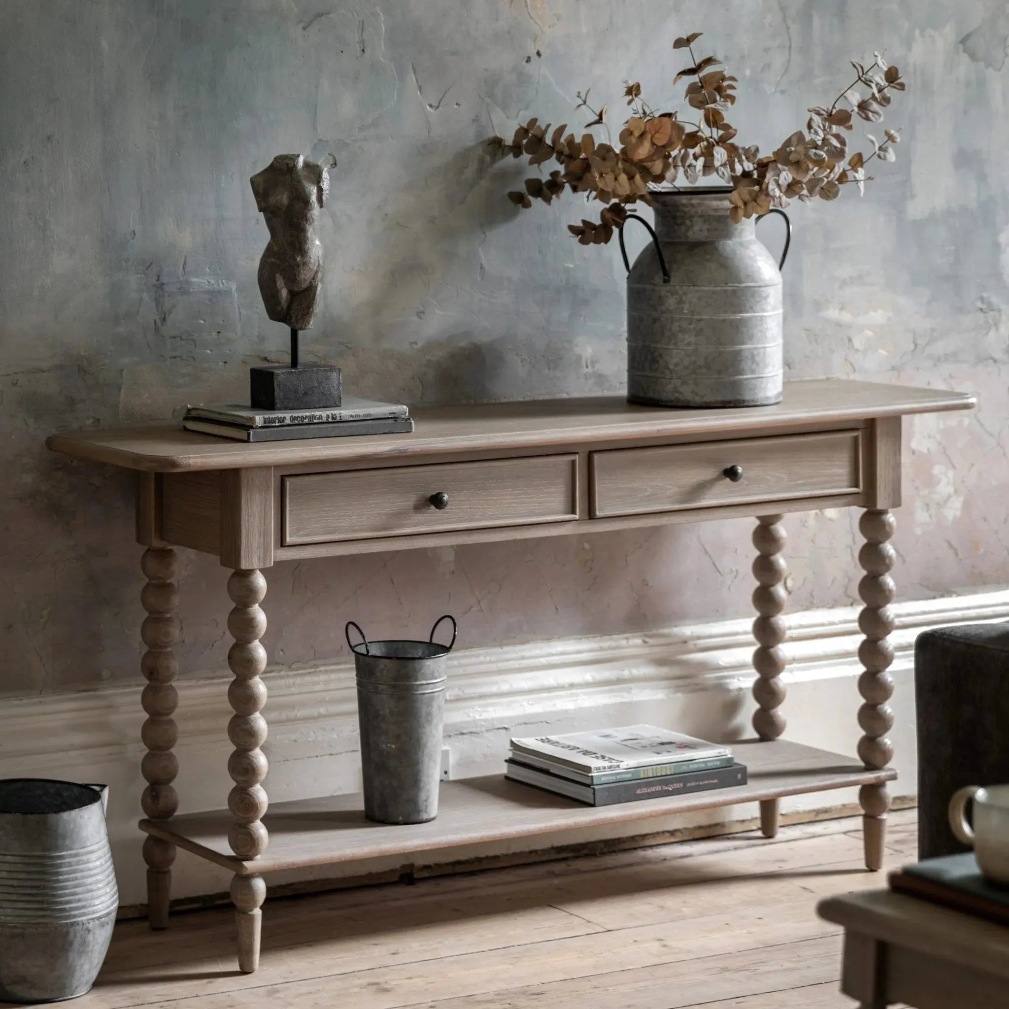 2 Drawer Console Table | Gallery Direct Artisan | Shackletons