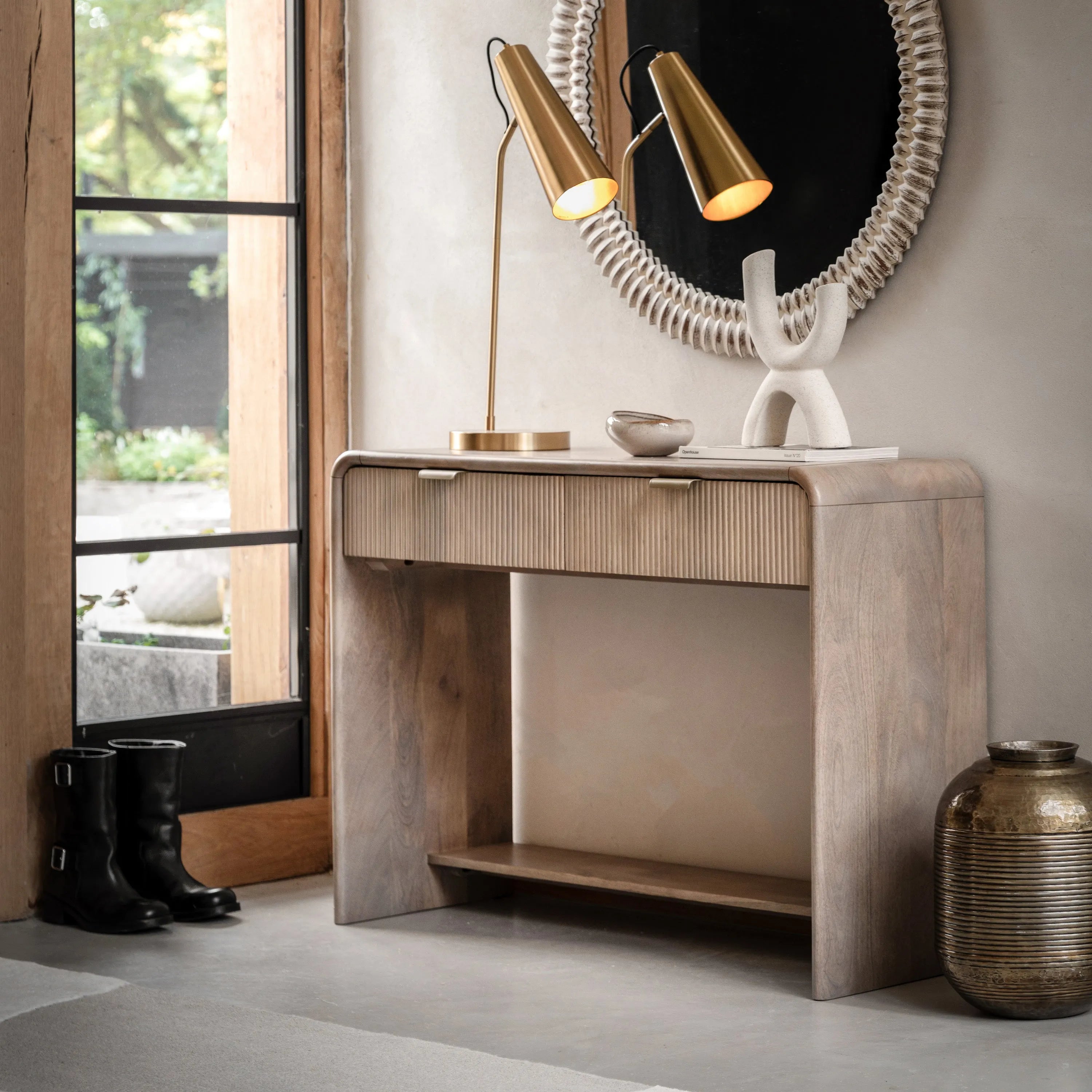 Gallery Direct Colonna 2 Drawer Console
