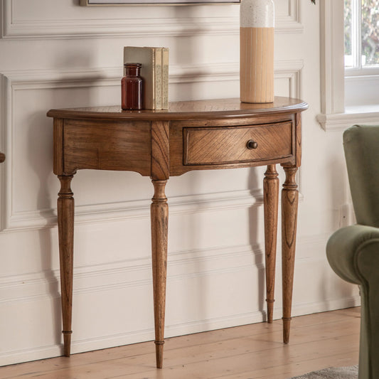 Gallery Direct Highgrove Demi Lune Table
