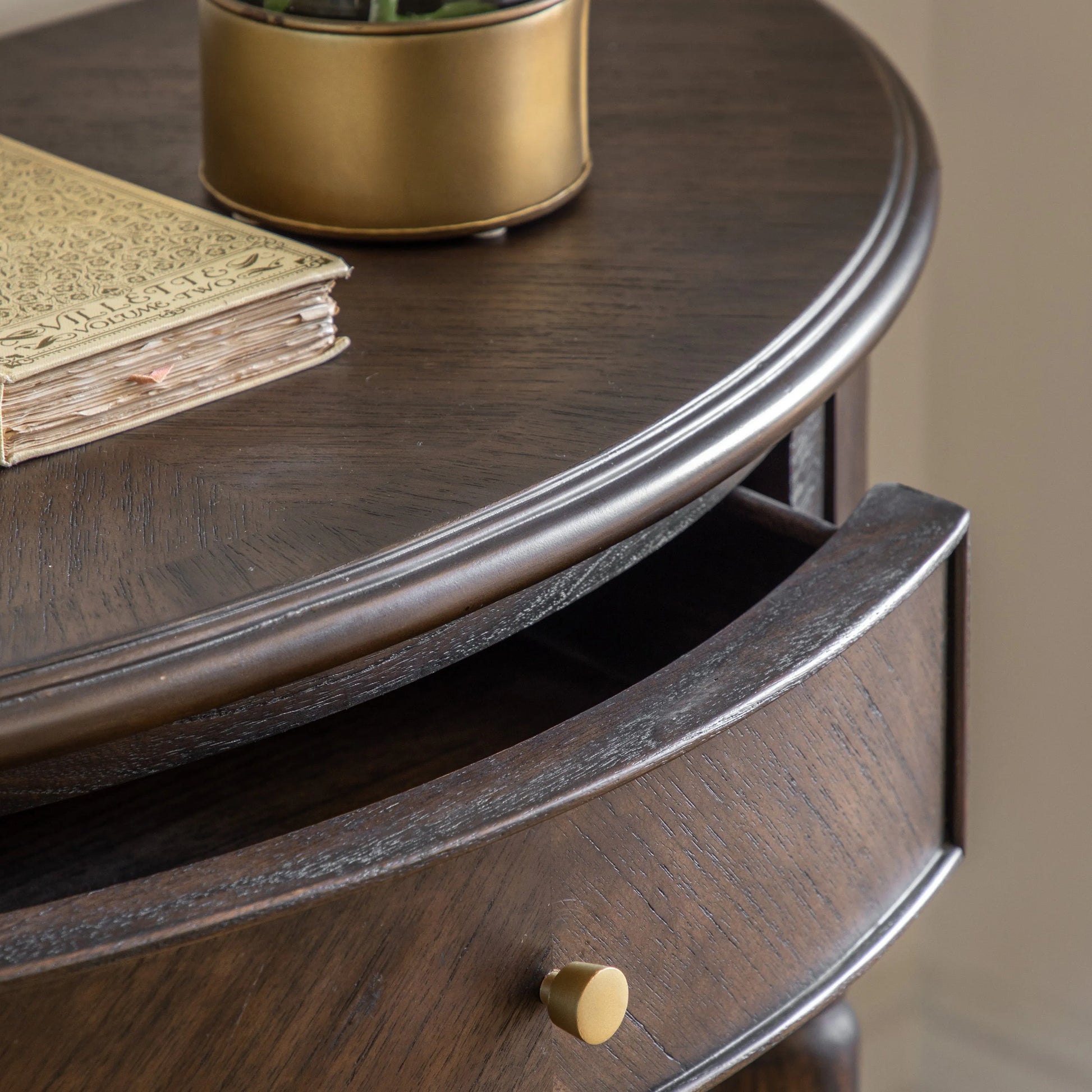Gallery Direct Madison Demi Lune Table