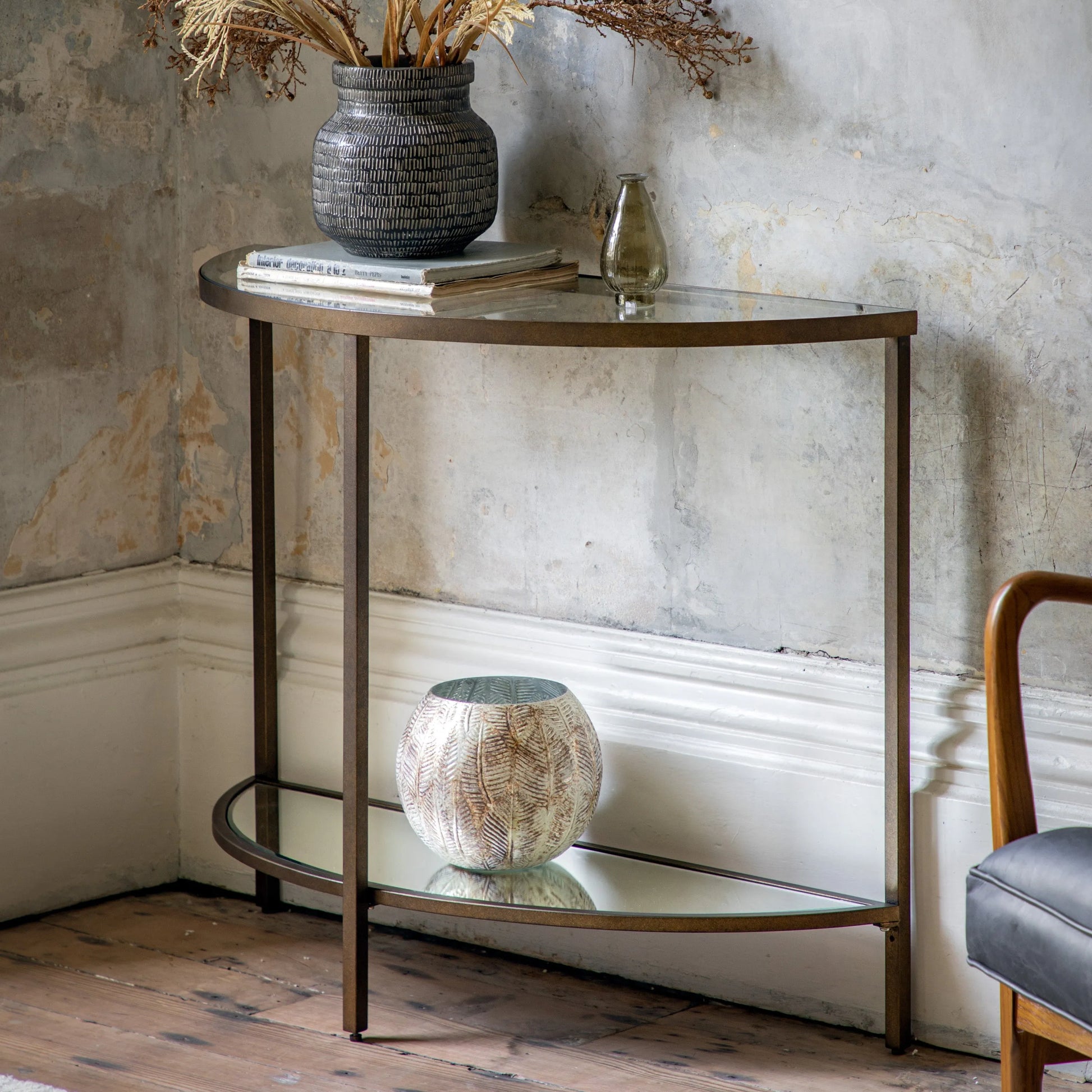 Gallery Direct Hudson Console Table Bronze