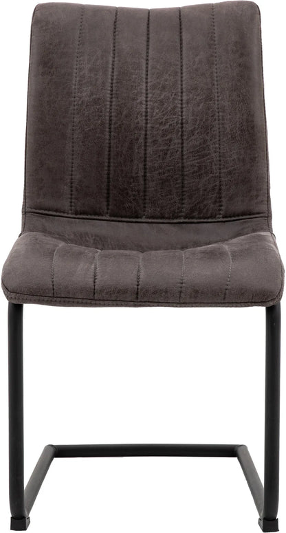 Gallery Direct Pair of Edington Dining Chairs in Grey