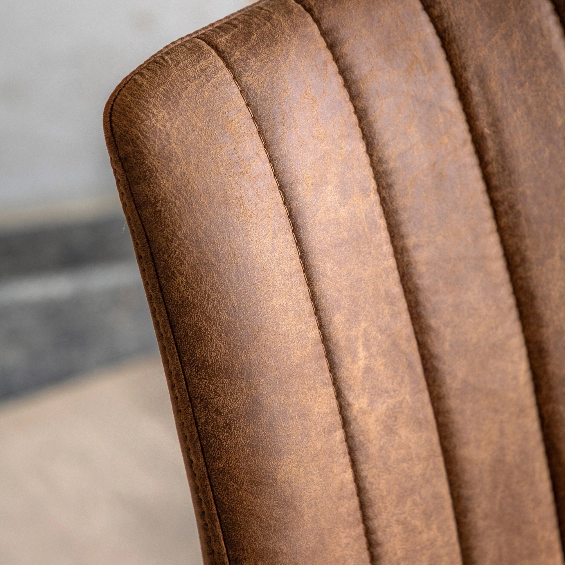 Gallery Direct Pair of Edington Dining Chairs in Brown