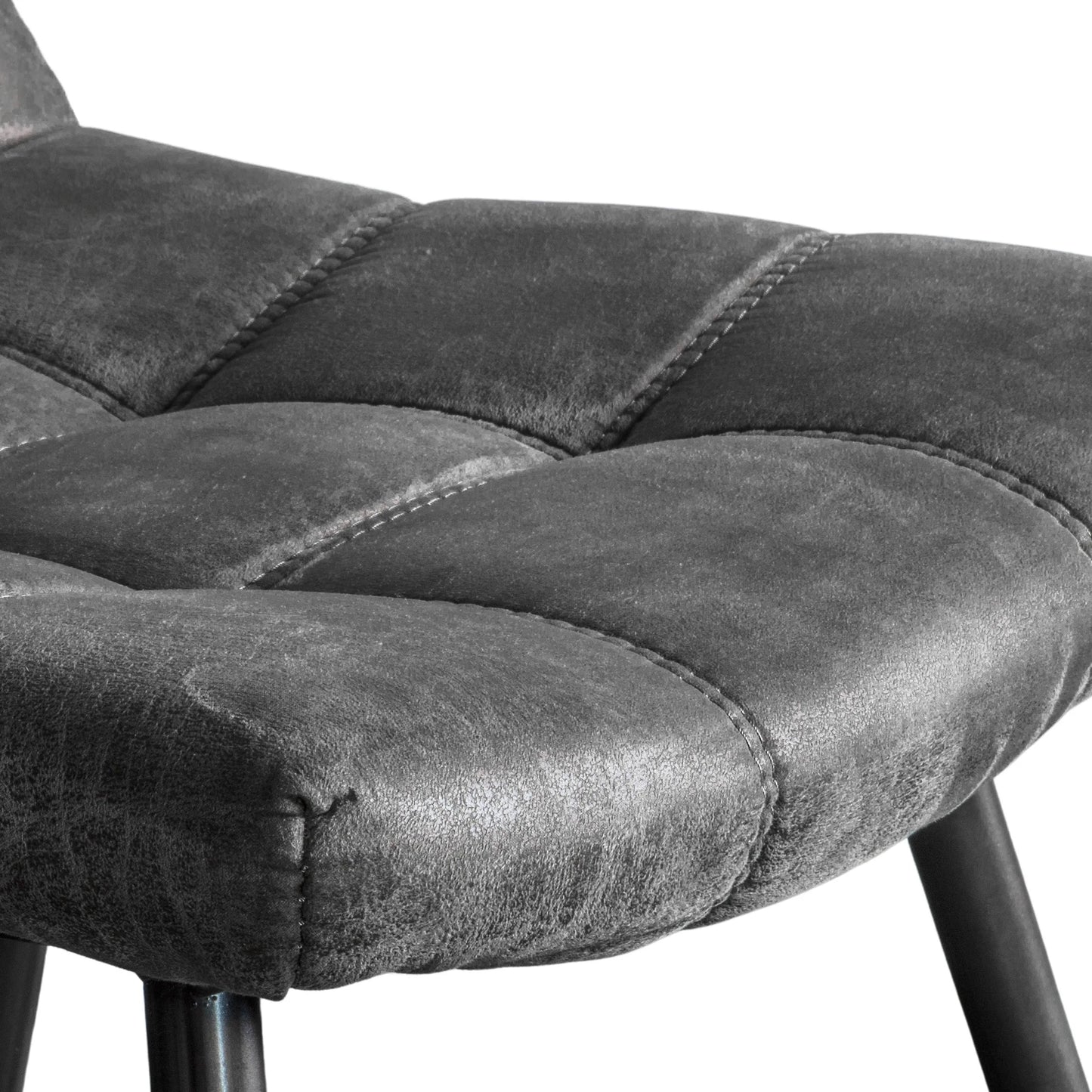 Gallery Direct Pair of Darwin Chairs in Grey