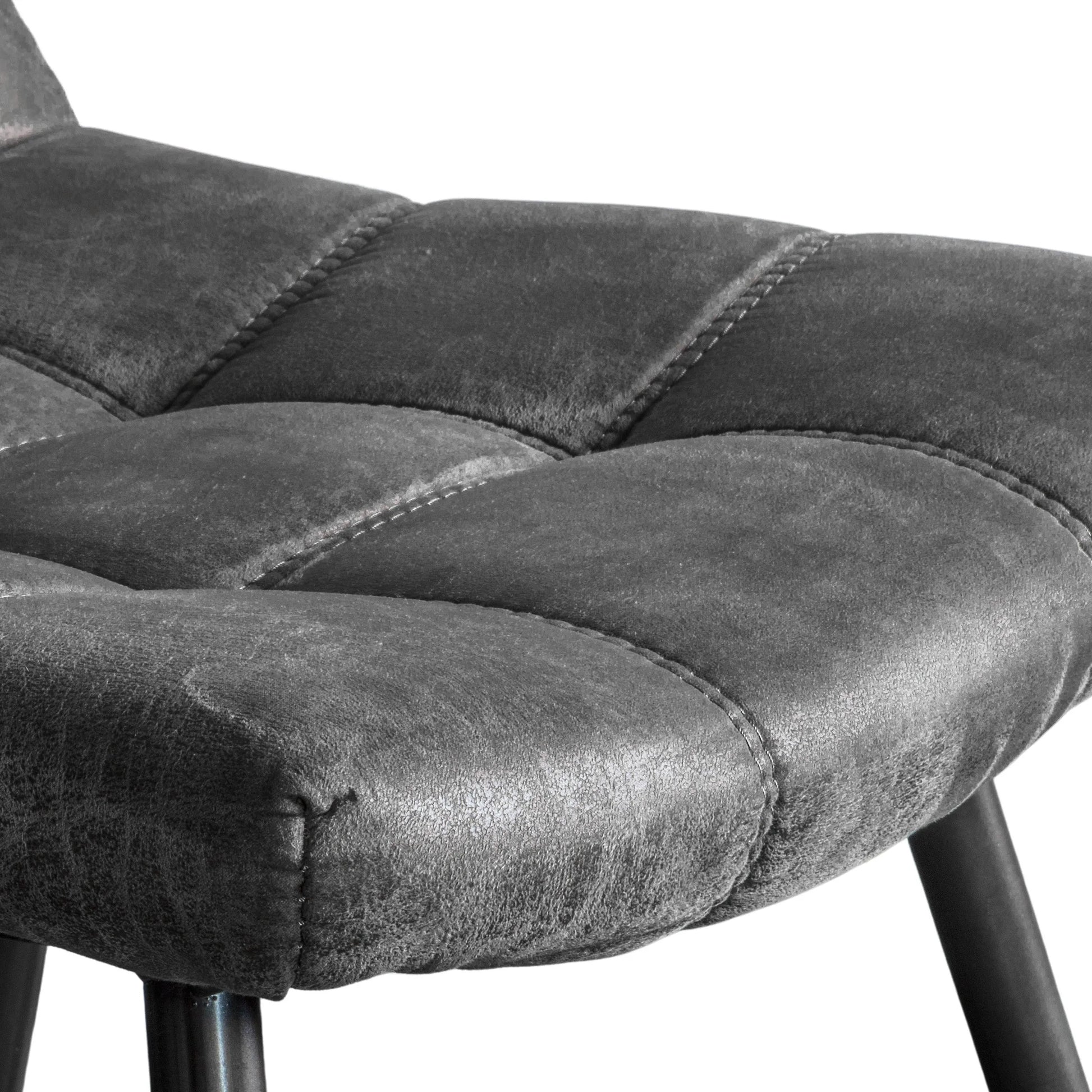 Gallery Direct Pair of Darwin Chairs in Grey