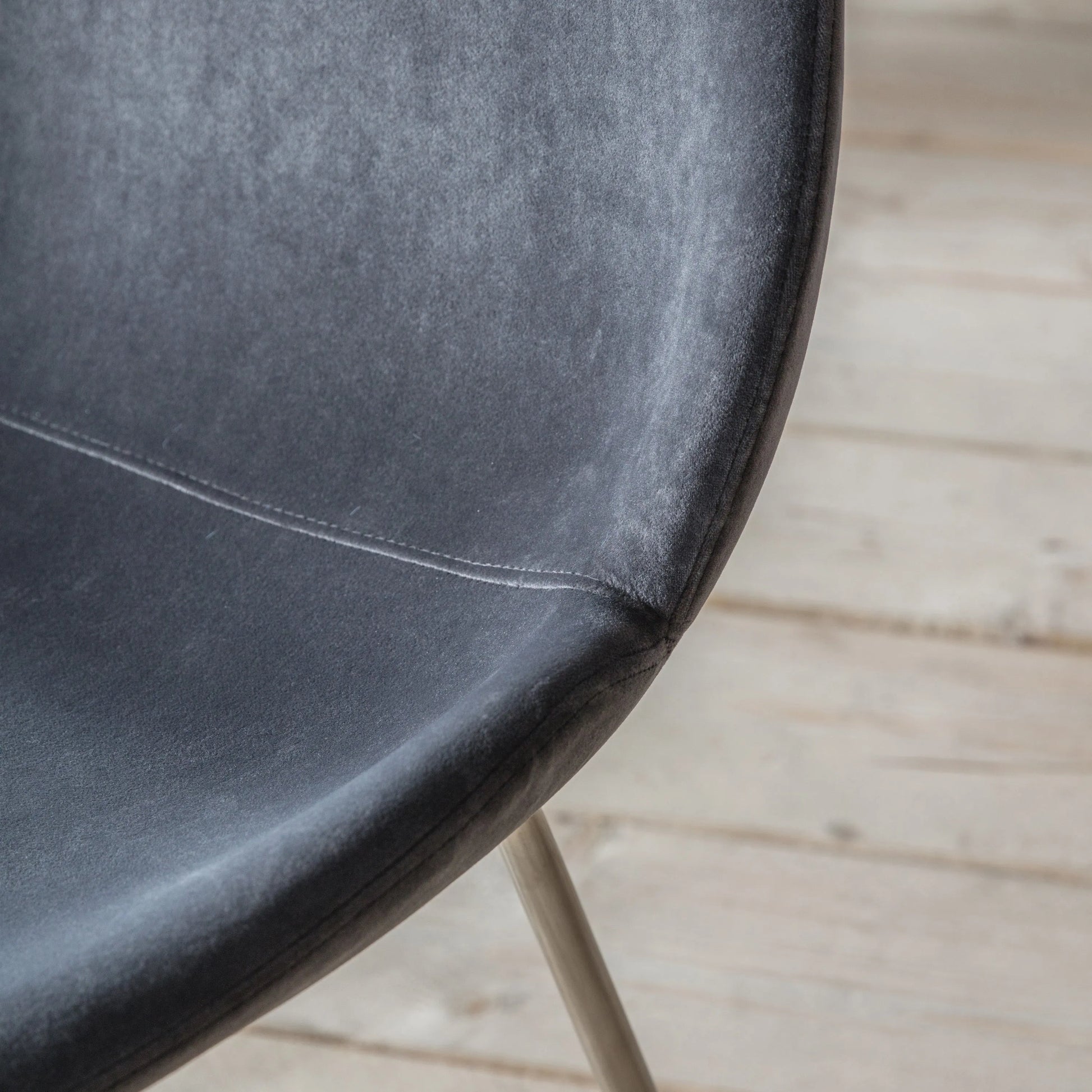 Gallery Direct Pair of Flanagan Dining Chairs in Grey