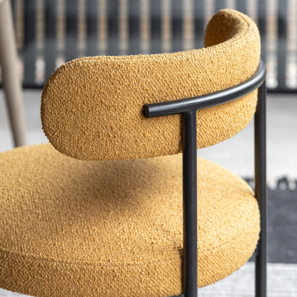 Gallery Direct Aveley Pair of Dining Chairs in Ochre