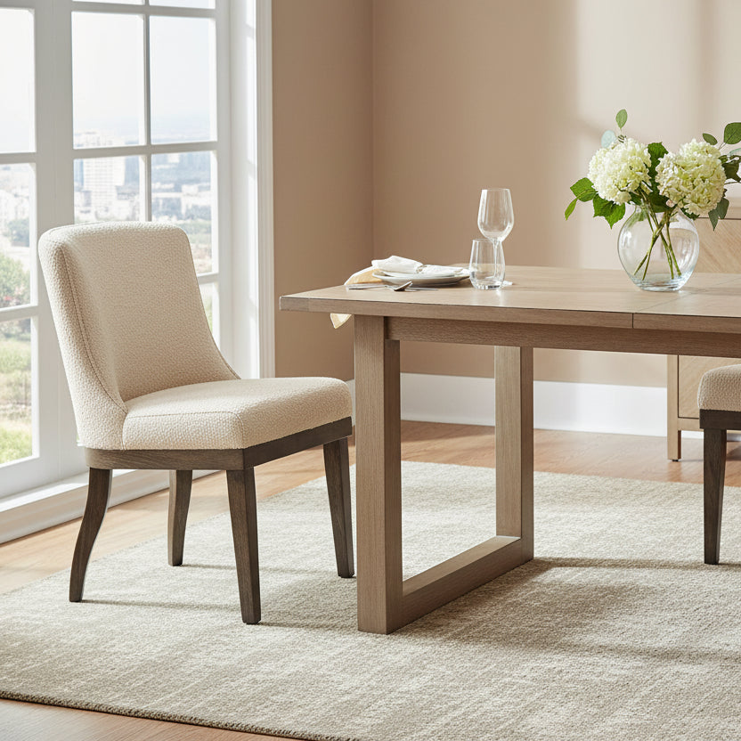 Gallery Direct Pair of Kelvedon Dining Chairs in Taupe